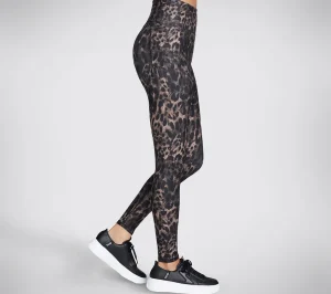 Outlet Diamond Brushed Cheetah Legging Dame Tøj