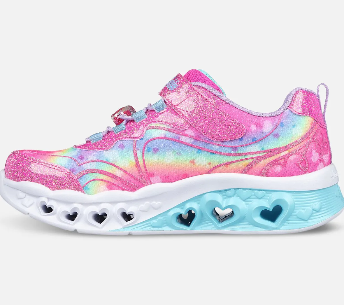 flutter_heart_lights__gro_1-1.webp Online Flutter Heart Lights - Groovy Swirl Børn Sko