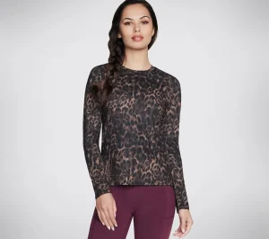 Shop GO DRI - Serene Cheetah LS Dame Tøj