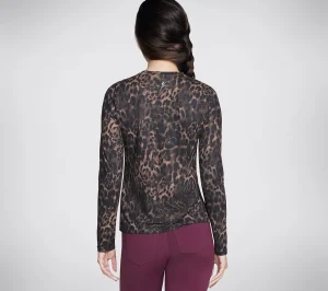Shop GO DRI - Serene Cheetah LS Dame Tøj