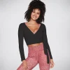 New GO DRI SERENE Wrap Top Dame Tøj