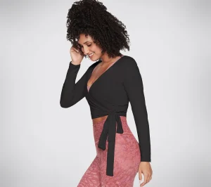 New GO DRI SERENE Wrap Top Dame Tøj