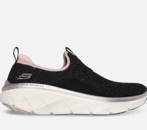 Fashion Relaxed Fit: D'Lux Walker 2.0 - Sparkle Forever Dame Sko Uden Snøre | Sko