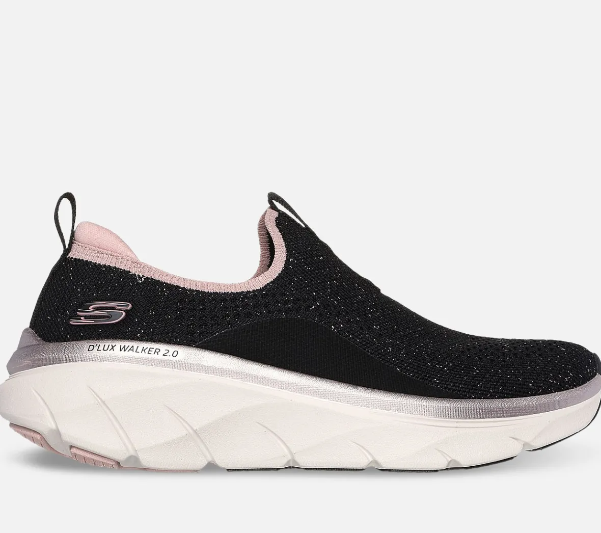 relaxed_fit_dlux_walker___0-3.webp Fashion Relaxed Fit: D'Lux Walker 2.0 - Sparkle Forever Dame Sko Uden Snøre | Sko