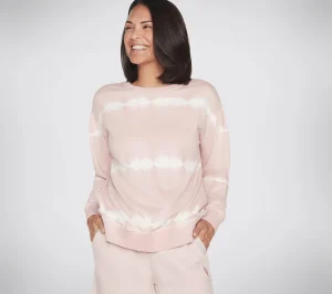 New SKECHDYE Stripe Crew Sweatshirt Dame Tøj